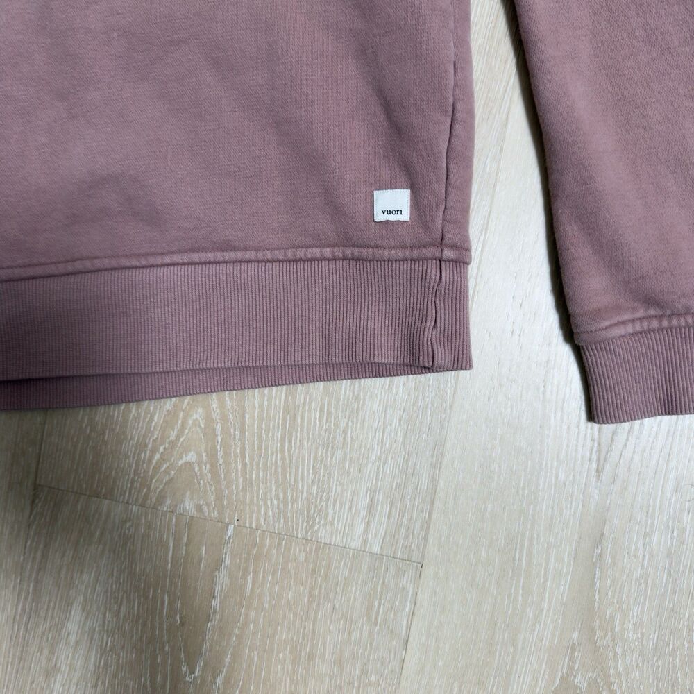Vuori Womens Restore Half Zip Dusty Rose Pink Sz S Athleisure Pullover - Picture 3 of 7